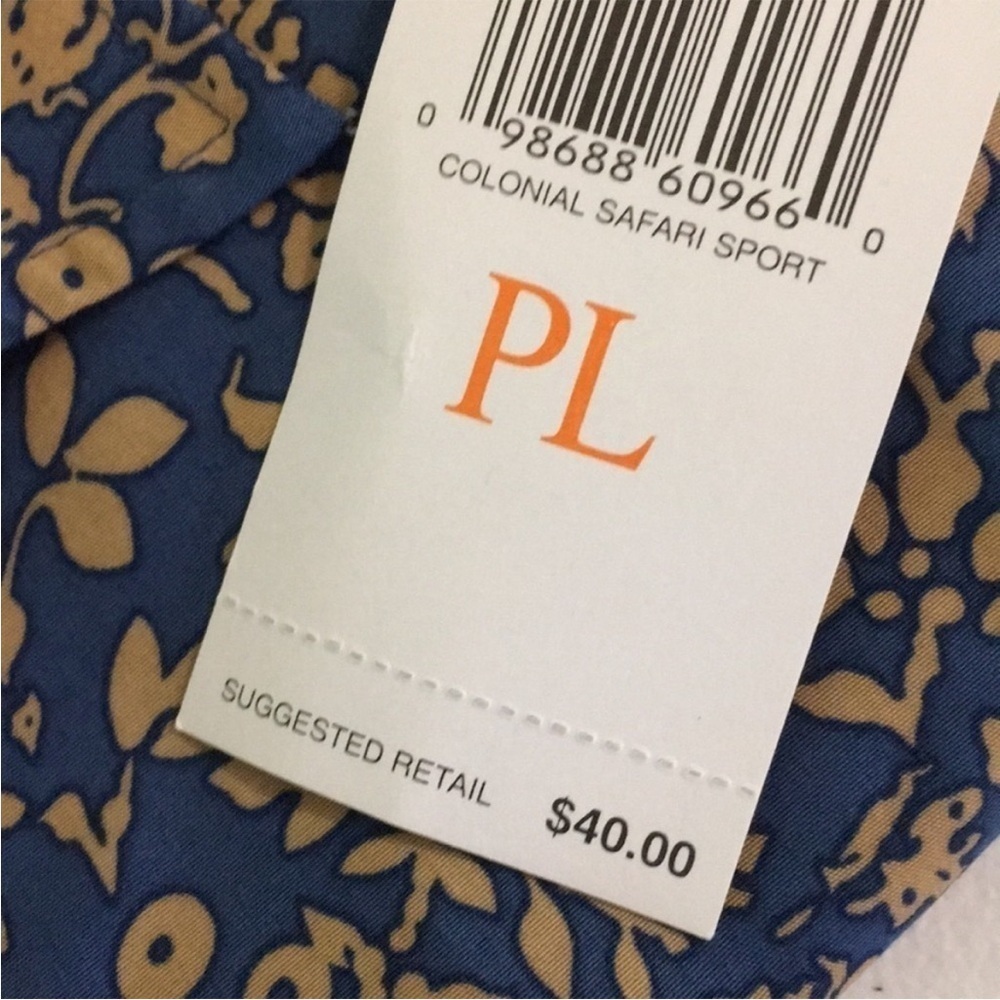 🆕 VILLAGER Blue Floral
Sleeveless Blouse L P - Picture 6 of 6